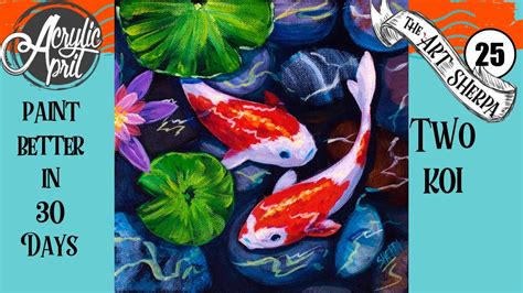 Koi Fish Painting Easy Pics Paint
