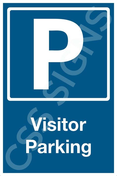 Visitor Parking Sign Sign Shop Ireland Css Signs