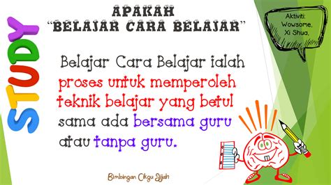 Meningkatkan daya belajar dan daya intelek. Kemahiran Belajar Bersama Cikgu Jijah | The Teacher ...