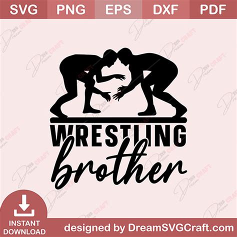 Wrestling Brother Svg