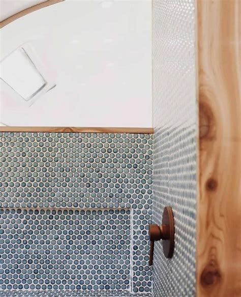 37 Stunning Penny Tiles That Ready To Elevate Your Space Penny Tile