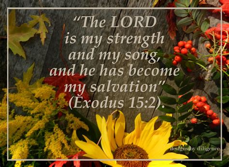 Designs By Diligence Exodus 15 2 Scripture Stock Photo