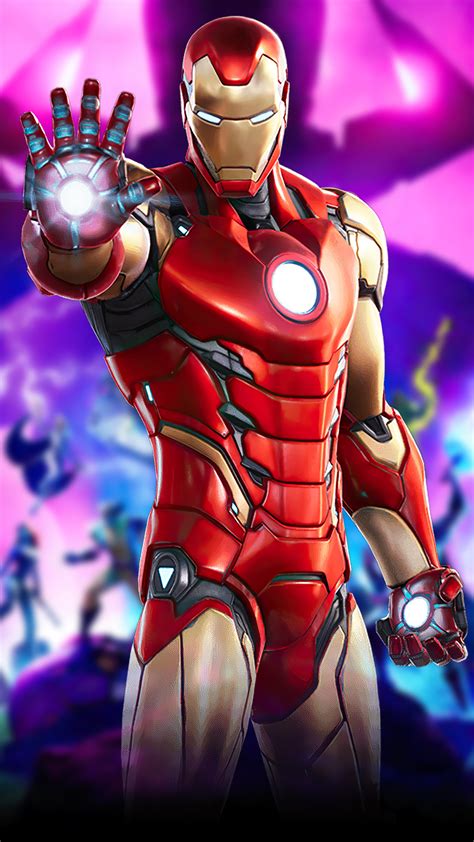 The tony stark skin is a marvel fortnite outfit from the iron man set. 1440x2560 Fortnite Marvel Iron Man Samsung Galaxy S6,S7 ...