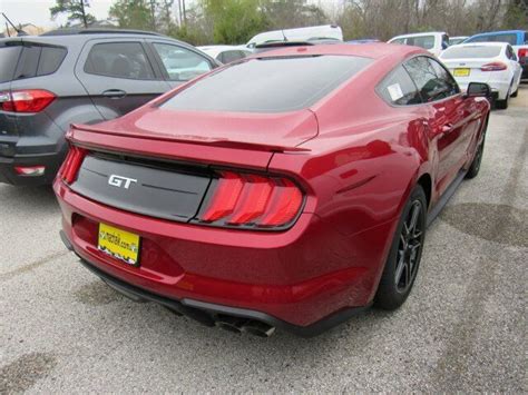 2020 Ford Mustang Gt 5 Miles Rapid Red Tinted 2dr Car Premium Unleaded