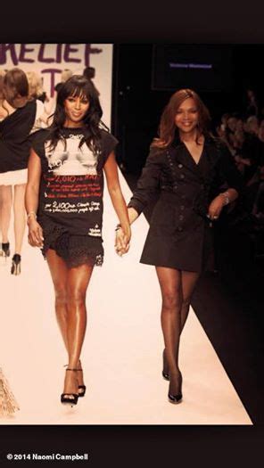 Naomi Campbell And Her Mom