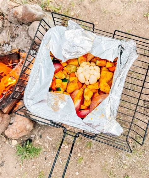 Campfire Veggies Cooked Over The Fire Live Eat Learn