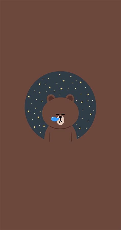 Seni Beruang Coklat Ilustrasi Cute Brown Hd Phone Wallpaper Pxfuel