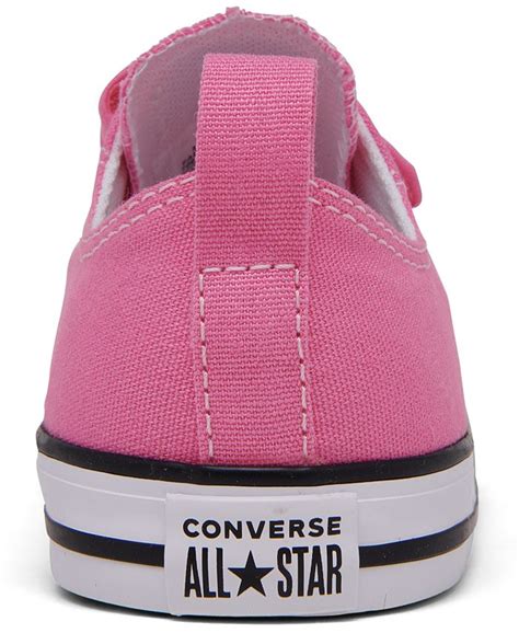 Converse Toddler Girls Chuck Taylor All Star 2v Ox Stay Put Closure