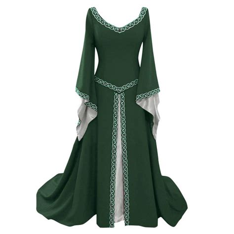 Buy Doldoa Womens Medieval Dress Womens Vintage Celtic Medieval Floor