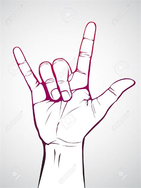 Rock N Roll Sign Royalty Free Cliparts Vectors And Stock Rock