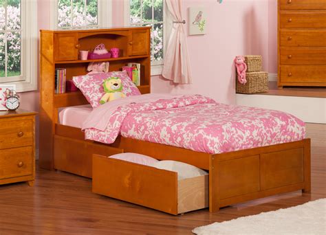 Atlantic Furniture Newport Extra Long Twin Platform Bed With Storage Ebay