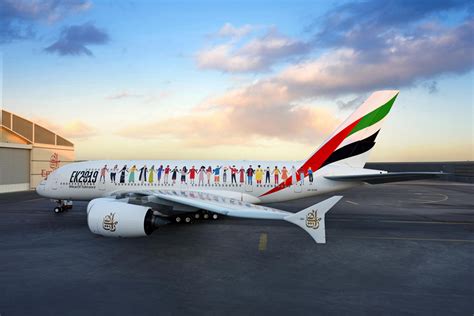 Emirates One Off Flight And Airbus A380 Year Of Tolerance Livery