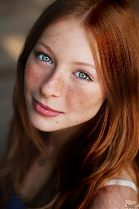 Juliana Ksenia Zaitseva Beautiful Freckles Red Hair Ginger Hair