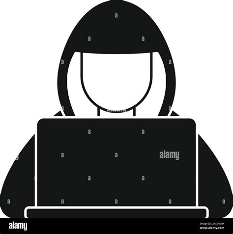 Hacker Hood Icon Simple Illustration Of Hacker Hood Vector Icon For
