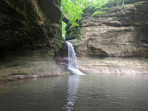 Trek Along A 2 Mile Trail To The Impressive Cascade Falls In Illinois