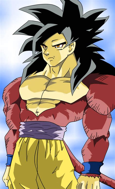 Ssj4 Goku Colored By Fr0nti3r On Deviantart