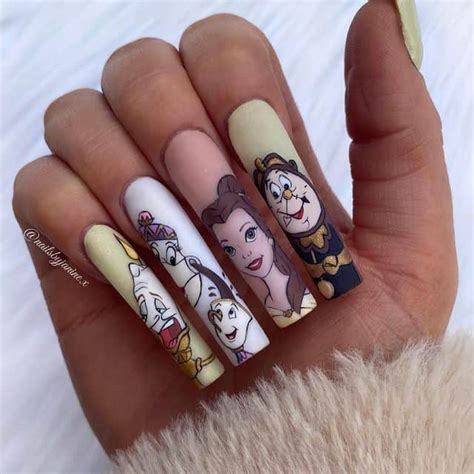Experience The Magic Discover 50 Enchanting Disney Nail Designs To