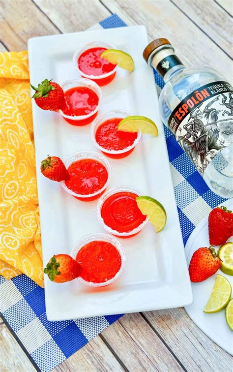 Easy And Fun Strawberry Margarita Jello Shots Recipe