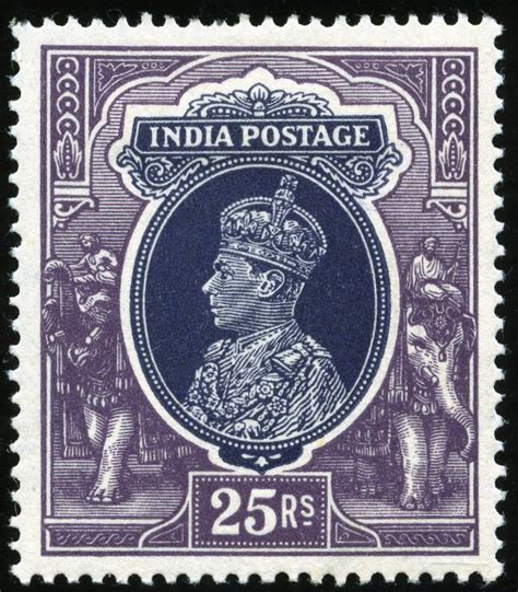 King George Vi Postage Stamps India Postage Stamps 1937 1951