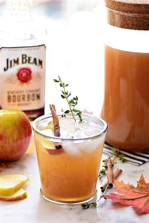 Easy Bourbon Apple Cider Cocktail {video} Tidymom®