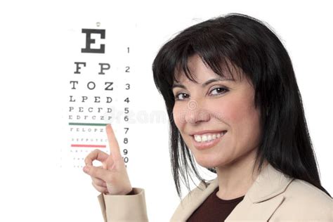 Optometrist Eye Test Stock Photo Image Of Optical Optician 5338204