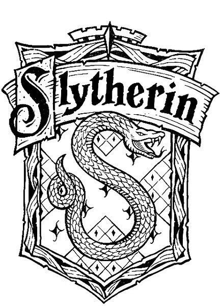 Slytherin Logo Coloriage Harry Potter Dessin Harry Potter Harry Potter