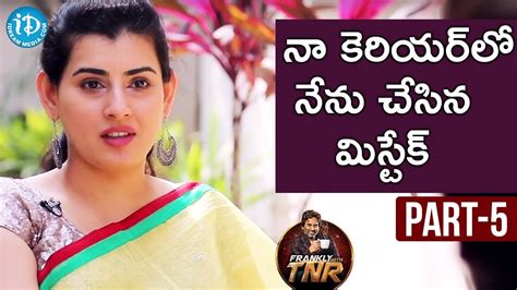 Actress Archana Exclusive Interview Part Frankly With Tnr Talking Movies With Idream