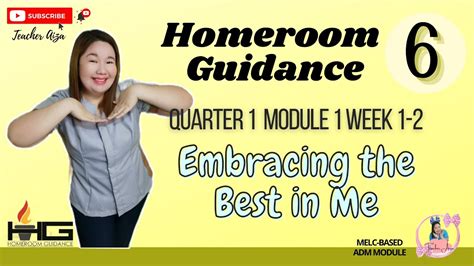Homeroom Guidance 6 Quarter 1 Module 1 Week 1 2 Embracing The Best