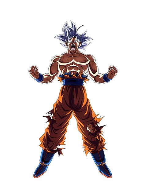 Mastered Ultra Instinct Goku Dokkan Render 2 By Princeofdbzgames On