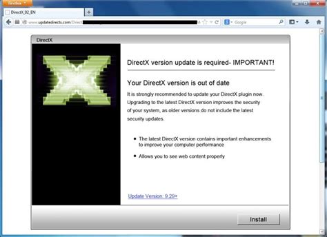 Remove Your Directx Version Is Out Of Date Virus Tutorial