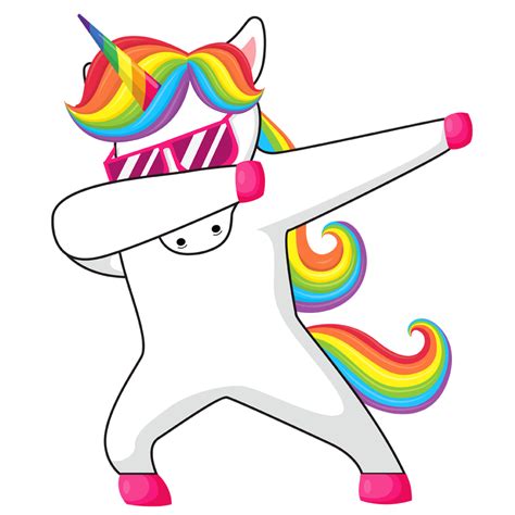 Dabbing Unicorn Png Png Image Collection