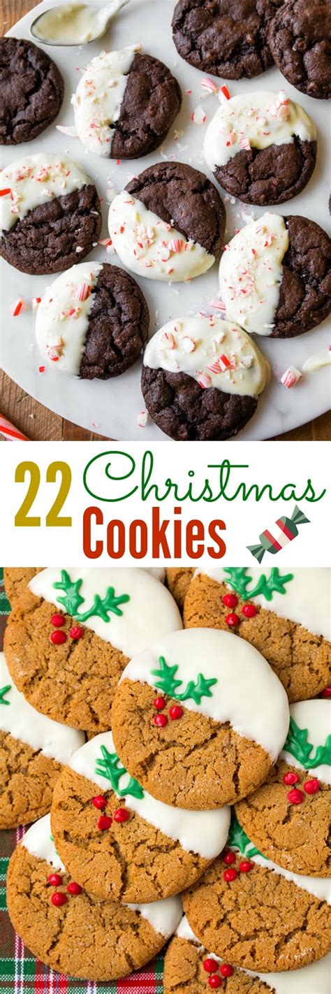 These christmas cookie recipes might be the best part of the season. Ally's Sweet and Savory Eats: 22 Christmas Cookies
