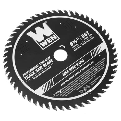 Wen 6 12 In 56 Tooth Fine Finish Carbide Tipped Lcs Track Saw Blade In
