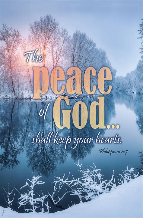 The Peace Of God General Regular Size Bulletin Cokesbury