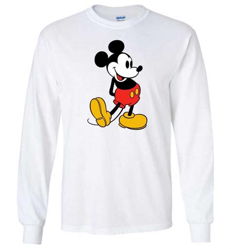 Disney Classic Mickey Mouse Long Sleeve T Shirt Inktee Store