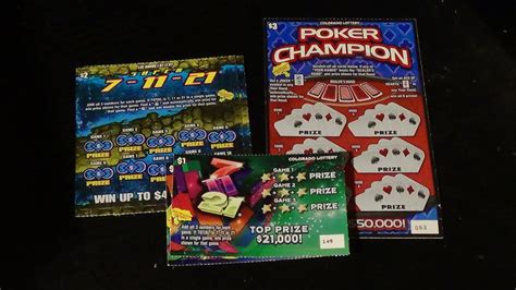 Not available for advance play or exchange tickets. SOOD 75: COLORADO LOTTERY TICKETS! 7-11-21 + POKER CHAMPION - YouTube