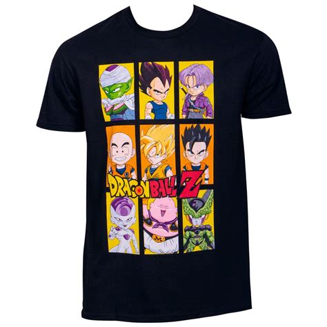 Dragon Ball Z Dragon Ball Z Character Panels T Shirt Medium Walmart