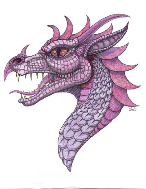 Pink Dragon Head Dragon Head Drawing Dragon Artwork Dragon Art