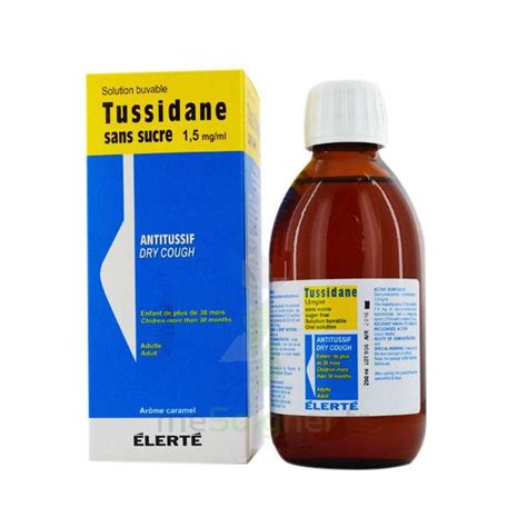 Mesoigner Tussidane 15 Mgml Sans Sucre Solution Buvable édulcorée