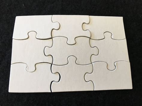Diy Jigsaw Puzzle Kit Chipboard Puzzle Shapes 4x6 Etsy
