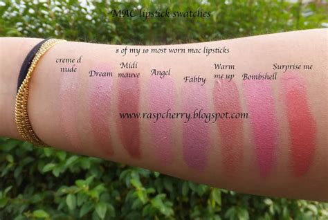Swatches Some Of My Mac Lipstick Collection Mac Lipstick Swatches