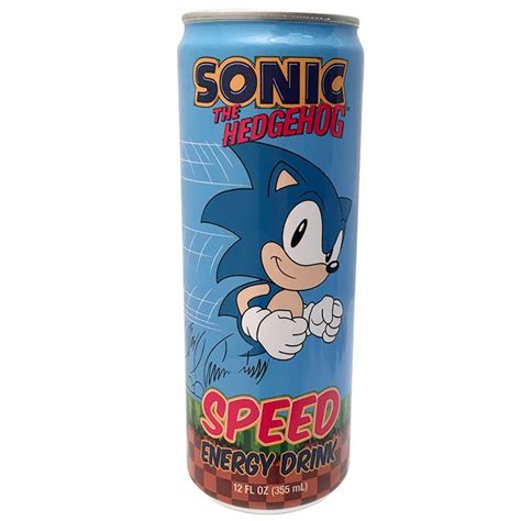 Sonic The Hedgehog Speed Energy Drink 12 Oz Can In 2023 Sonic The
