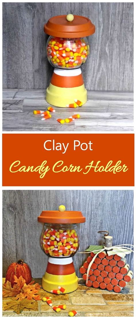Terracotta Candy Jar Easy Diy Clay Pot Candy Corn Holder Recipe