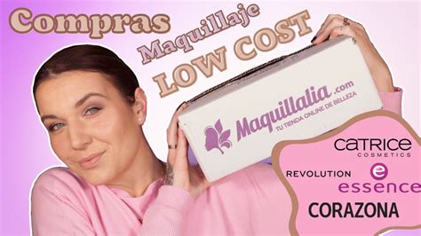 haul maquillalia maquillaje low cost essence catrice revolution bell corazona youtube