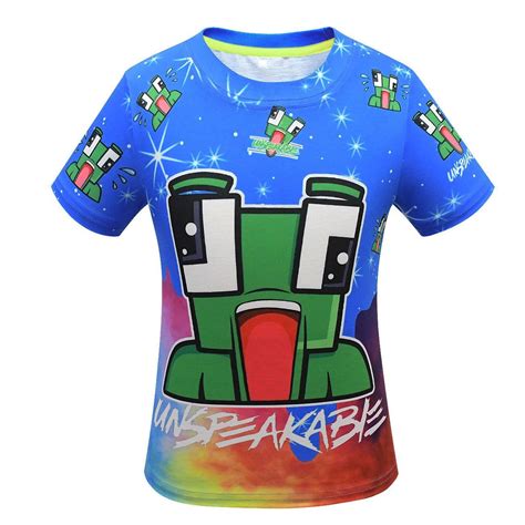 New Unspeakable Frog Logo Shirt Minecraft Games Shirt For Kids