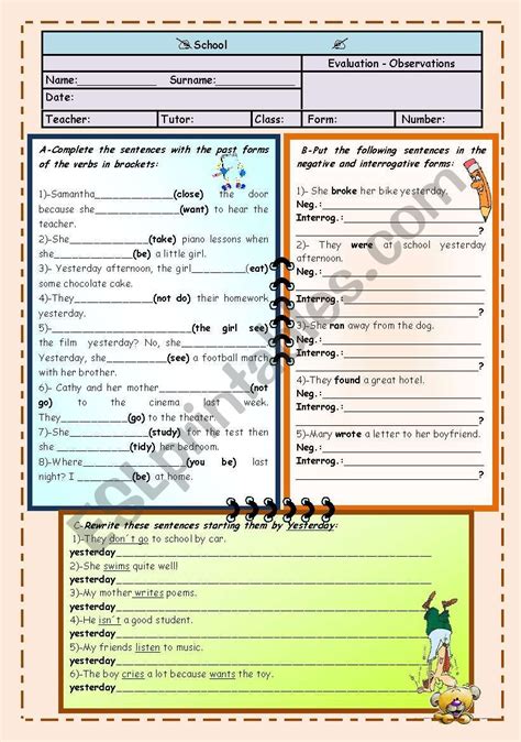 Tes Worksheets Hot Sex Picture