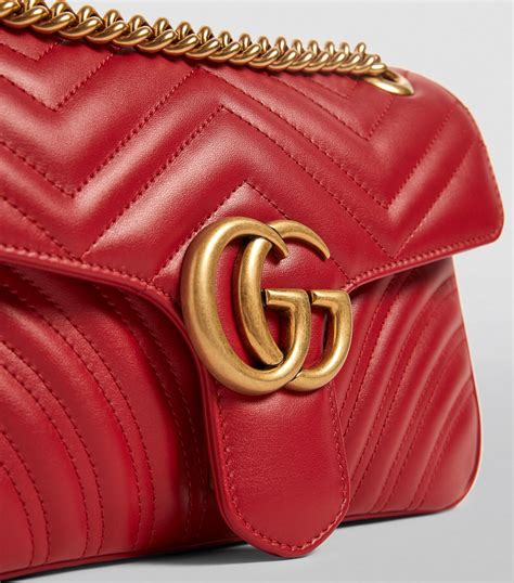 Gucci Small Leather Marmont Matelassé Shoulder Bag Harrods Ph