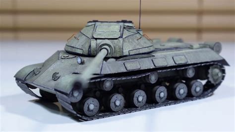 Is 3 150 World Of Tanks Papercraft Tutorial Youtube