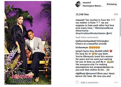 Maxwell Confirms Relationship W Julissa Bermudez Photos Thejasminebrand