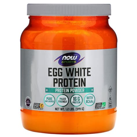 Now Foods Sports Egg White Protein Powder 544g E Vitaminagr